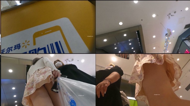 私房售价50元作品（空城原创） 稀有 超市清纯可爱的花裙妹子居然无内裤逛街4K高清版