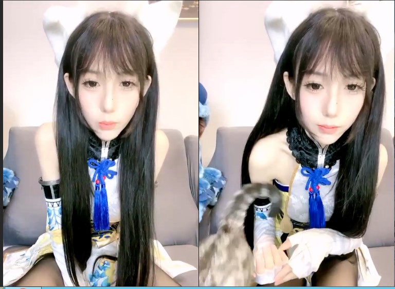 瘦瘦的白白嫩嫩的大眼超级无敌卡哇伊萝莉，那细细的胳臂和细细的大腿，天然的白虎，这么瘦 白浆居然那么多 (3).