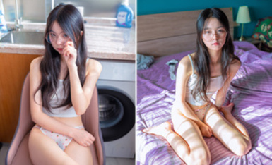 素人漁夫 林書辭 透明內褲 絲襪足交