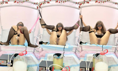 11月最新！超級重口味【呦呦寶貝】拳交高潮潮噴 電擊 自慰無套啪 33小時合集 (4)