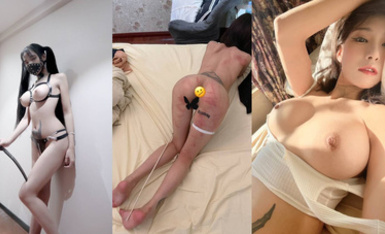 露臉才是王道！最新流出推特絕色高顏女神【奶凶大人】私拍，露出道具與金主爸爸大玩SM性愛花式調教 合集（3）