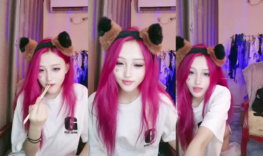 -神仙顏值，【果果有點乖】網紅臉，SM捆綁，滴蠟，自慰 (1)