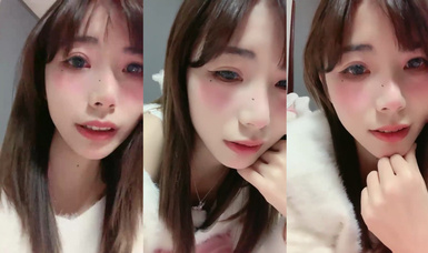 19歲校園女神【小迷糊喲】白虎穴一線天饅頭逼真極品 超清純學妹，百分百愛的感覺，讓你心動了嗎？ (2)