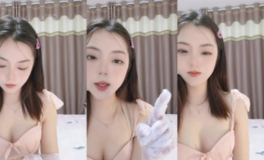 學妹剛下海【一見你就臉紅】臉紅妝~超級可愛 摸奶比心 跳舞 摳穴 小嘴性感誘惑 (4)