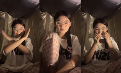 正宗大學生 宿舍偷偷脫光【瑤瑤搖】隨著道具的插入，身體不自主的顫抖起來，緊張刺激 (1)