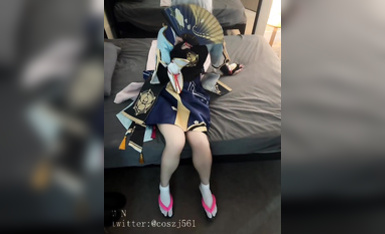 軟萌甜美極品粉嫩小可愛『coszj561』Kamisato Ayaka 2 (Genshin Impact) (1)