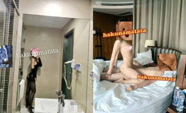 最新10月無水印福利，推特極品綠帽騷妻【hakunamatata】淫亂私拍，約啪單男3P雙洞齊開，刷鍋狠人 (1)