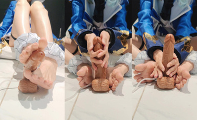 推特小琪琪文文 原神 水神 芙寧娜 模擬足交