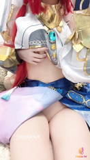 網紅極品白虎福利姬【初戀小安】cos自慰 (8)