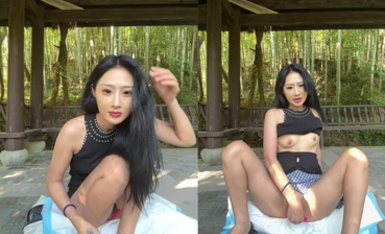 【so_linger】戶外涼亭露出主播自慰