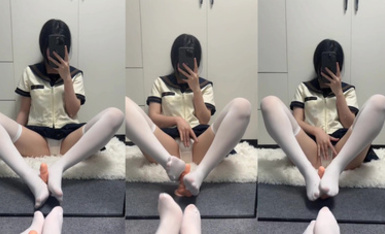 最新定製，全套情趣絲襪高跟淫語自慰彈力插 (23)